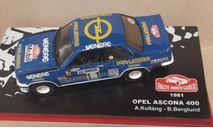 OPEL ASCONA 400   Rallye Monte -Carlo 1981   № 11, масштабная модель, Altaya Rally, scale43