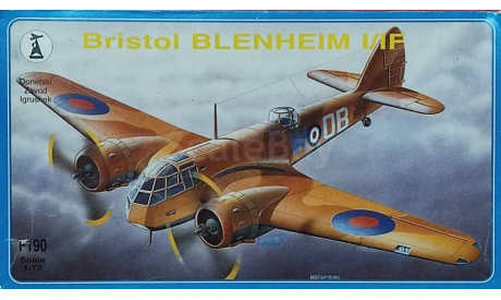 Ф-190  ВРИСТОЛ БЛЕНХЕЙМ, сборные модели авиации, ДОНЕЦК, scale72, Bristol