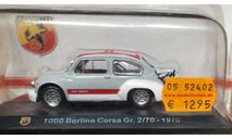 ABARTH  FIAT 1000 Berlina Corsa Gr 2/70   1970    (af11), масштабная модель, Hachette, 1:43, 1/43