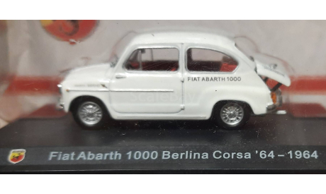 ABARTH  FIAT 1000 Berlina Corsa 64   1964    (af12), масштабная модель, Hachette, scale43