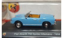 ABARTH  FIAT 750 SPIDER Allemano    1958   (af14), масштабная модель, Hachette, scale43