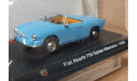 ABARTH  FIAT 750 SPIDER Allemano    1958   (af14), масштабная модель, Hachette, scale43