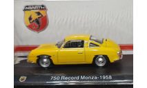 ABARTH  FIAT 750  Record Monza  1958   (af15), масштабная модель, Hachette, scale43