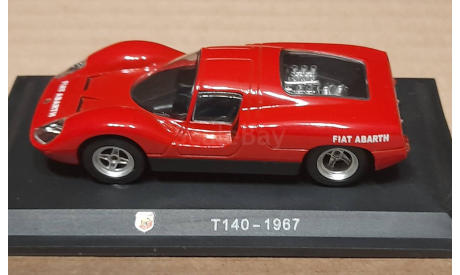 ABARTH  FIAT  T 140  1967  красная   (AH-32), масштабная модель, Hachette, scale43