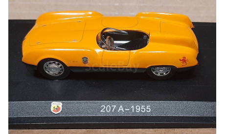 ABARTH   207 А   1955  оранжевая   (AH-41), масштабная модель, Hachette, scale43