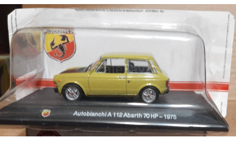 ABARTH Autobianchi   A 112  70 HP  1975    (AH-44), масштабная модель, Hachette, scale43