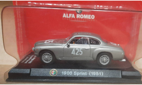 Альфа Ромео 1900 Sprint  1951   (ар28), масштабная модель, Alfa Romeo, Altaya, 1:43, 1/43