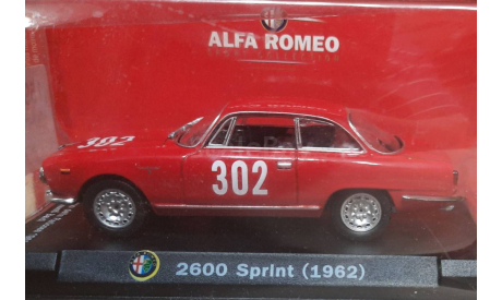 Альфа Ромео 2600 Sprint  1962     (ар36), масштабная модель, Alfa Romeo, Altaya, 1:43, 1/43