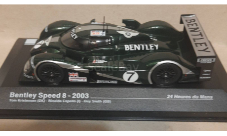 BENTLEY SPEED 8  -  24 LE MANS 2003 # 7 ,,,,, В МАРТЕ ВСЕМ ЖЕНЩИНАМ СКИДКА 10 %, масштабная модель, Altaya Le Mans Collection, scale43