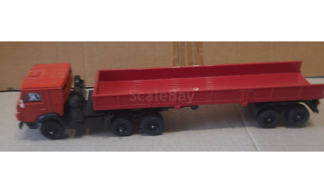 КАМАЗ 5410  БОРТОВОЙ ПОЛУПРИЦЕП   В КОРОБКЕ, масштабная модель, АРЕК (Элекон), scale43