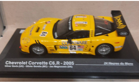 CHEVROLET CORVETTE C6,R  -  24 LE MANS 2005 # 64 ..... В МАРТЕ ВСЕМ ЖЕНЩИНАМ СКИДКА 10 %, масштабная модель, Altaya Le Mans Collection, scale43