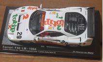 FERRARI F40 LM 1994 - 24 LE MANS 1994 # 29, масштабная модель, Altaya Le Mans Collection, scale43