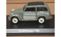 FIAT  500 BELVEDERE  1952  (FIAT-53), масштабная модель, Hachette, scale43