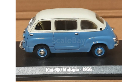 FIAT  600  MULTIPLA   1956  (FIAT-54), масштабная модель, Hachette, scale43