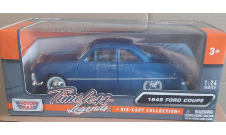 FORD COUPE 1949  MOTORMAX 1-24, масштабная модель, scale24