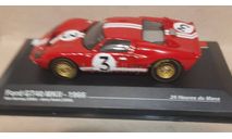 FORD GT 40 MK II   -  24 LE MANS 1966 # 3 ..... В МАРТЕ ВСЕМ ЖЕНЩИНАМ СКИДКА 10 %, масштабная модель, Ferrari, Altaya Le Mans Collection, 1:43, 1/43