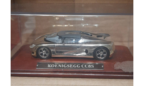 KOENIGSEGG  CC8S    (ХРОМ-01), масштабная модель, Altaya, 1:43, 1/43