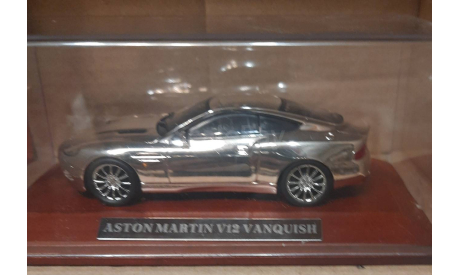 ASTON MARTIN  V12  VANQUISH    (ХРОМ-06), масштабная модель, Altaya, scale43