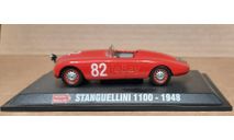 STANGUELLINI 1100    1948   1000 Miglia  № 82   ( MM-71), масштабная модель, Hachette, 1:43, 1/43