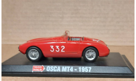 OSCA MT 4    1957   1000 Miglia  № 332   ( MM-72), масштабная модель, Hachette, scale43