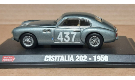 CISITALIA 202    1950   1000 Miglia  № 437   ( MM-73), масштабная модель, Hachette, 1:43, 1/43