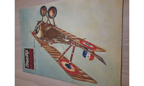 Модель из бумаги - 3 самолета *FOKKER* , *MORANE*  и * NIEUPORT*   журнал MALY MODELARZ  № 2 1974 г, сборные модели авиации, scale0