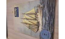 Модель из бумаги - корабль парусник * ZAWISZA CZARNY *   журнал MALY MODELARZ  № 7 1975 г, сборные модели кораблей, флота, scale100