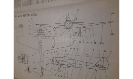 Модель из бумаги - Вертолет Ми-24 и самолет *HAYA BUSA*  журнал MALY MODELARZ  № 4 1982 г, сборные модели авиации, scale100