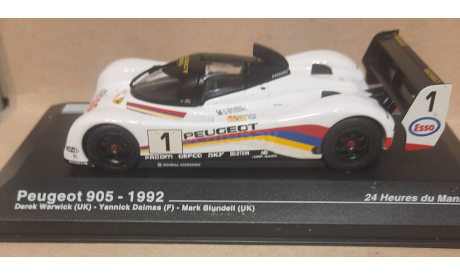 PEUGEOT 9’05    -  24 LE MANS 1992 # 1 ..... В МАРТЕ ВСЕМ ЖЕНЩИНАМ СКИДКА 10 %, масштабная модель, Altaya Le Mans Collection, scale43