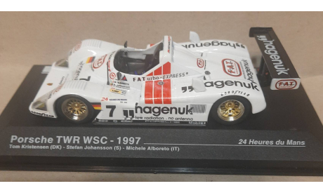 PORSCHE TWR WSC     -  24 LE MANS 1997 # 7 ..... В МАРТЕ ВСЕМ ЖЕНЩИНАМ СКИДКА 10 %, масштабная модель, Altaya Le Mans Collection, scale43