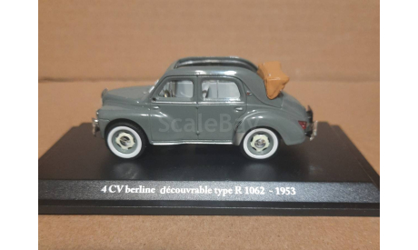 RENAULT 4 CV  BERLINE decouvrable  type  R 1062  1953  (4CV RE-43), масштабная модель, Eligor, scale43