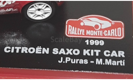 TALBOT  SAMBA  RALLY  GR B    Rallye Monte -Carlo 1984 № 49, масштабная модель, Altaya Rally, scale43