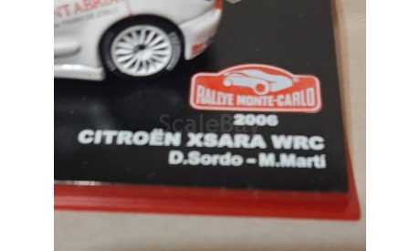 CITROEN  XSARA WRC   Rallye Monte -Carlo 2006 № 26, масштабная модель, Altaya Rally, scale43, Citroën