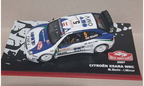CITROEN  XSARA WRC   Rallye Monte -Carlo 2007 № 5, масштабная модель, Altaya Rally, scale43, Citroën