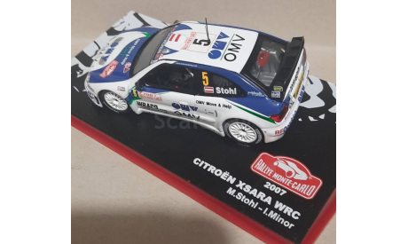 CITROEN  XSARA WRC   Rallye Monte -Carlo 2007 № 5, масштабная модель, Altaya Rally, scale43, Citroën