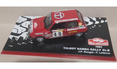 TALBOT  SAMBA  RALLY  GR B    Rallye Monte -Carlo 1984 № 49, масштабная модель, Altaya Rally, scale43