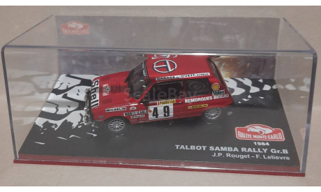 TALBOT  SAMBA  RALLY  GR B    Rallye Monte -Carlo 1984 № 49, масштабная модель, Altaya Rally, scale43