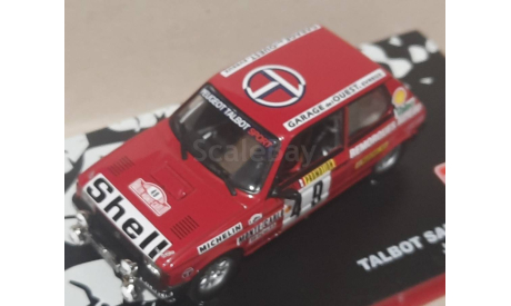 TALBOT  SAMBA  RALLY  GR B    Rallye Monte -Carlo 1984 № 49, масштабная модель, Altaya Rally, scale43