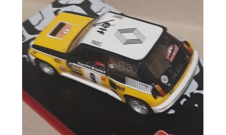 RENAULT  5  TURBO  Rallye Monte -Carlo 1981 № 9, масштабная модель, Altaya Rally, scale43