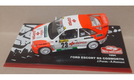 FORD ESCORT RS COSWORTH    Rallye Monte -Carlo 1994 № 23, масштабная модель, Altaya Rally, scale43