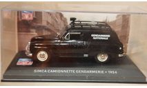 SIMCA   camionnette  GENDARMERIE  1954, масштабная модель, Altaya, scale43