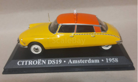 CITROEN  DS19  TAXI AMSTERDAM  1958, масштабная модель, Altaya Taxi, scale43, Citroën