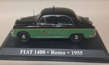 FIAT 1400  TAXI ROMA  1955, масштабная модель, Altaya Taxi, scale43