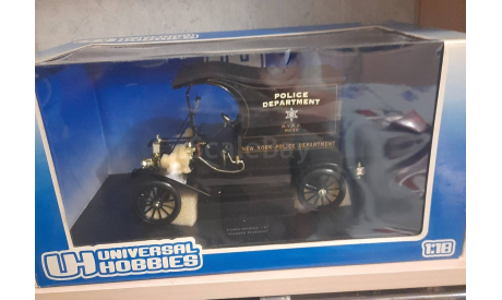 1:18  - FORD MODEL T  - ’PADDY WAGON’  - POLICE DEPARTMENT  NEW YORK, масштабная модель, Universal Hobbies, scale18