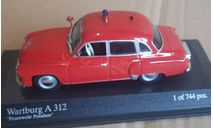 WARTBURG A 312  1958 MINICHAMPS, масштабная модель, scale43
