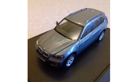 BMW X5 4.8i (E70) 2007-13 dark grey (AutoArt), масштабная модель, 1:43, 1/43