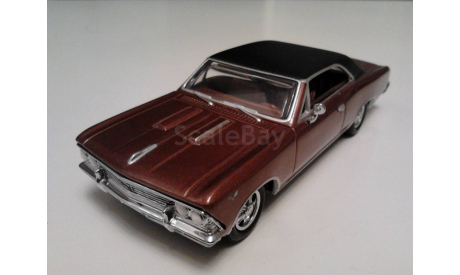 Chevrolet Chevelle SS 396 1966г. (Matchbox), масштабная модель, 1:43, 1/43