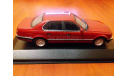 BMW 7-series (E32) 1986 red metallic (Minichamps) 1/43, масштабная модель, 1:43