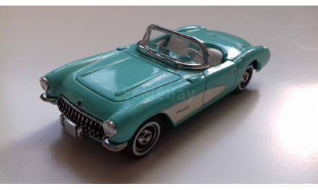 Chevrolet Corvette C1 convertible 1957г. (Matchbox), масштабная модель, 1:43, 1/43