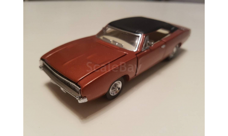 Dodge Charger R/T 1968 (Franklin mint), масштабная модель, 1:43, 1/43